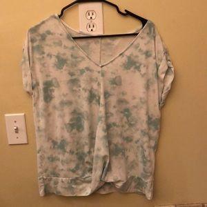 Women’s tie dye front twist top